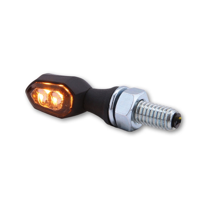 Highsider Smart Crumb LED must ja suitsu mootorratta vilkurid