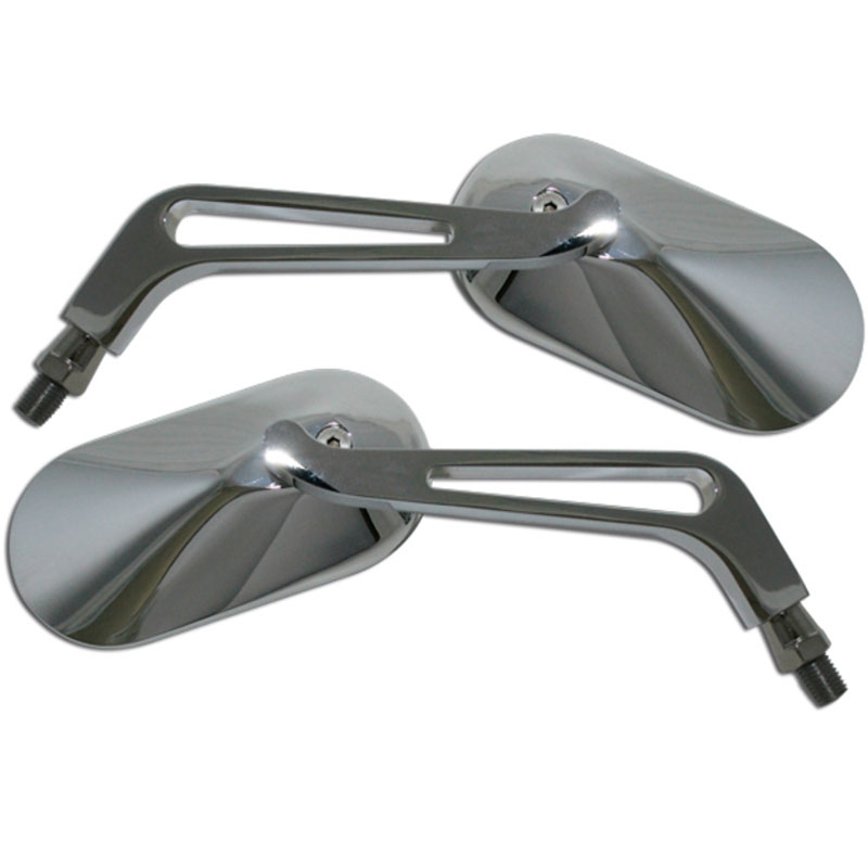 Tahavaatepeegel Highsider Smart Oval vasak/parem kroomitud