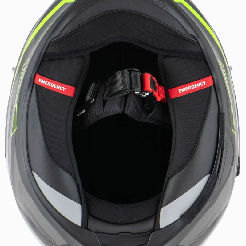 Integreeritud mootorratta kiiver Scorpion EXO-520 EVO AIR TERRA must-hõbedane-fluorokollane allahindlus
