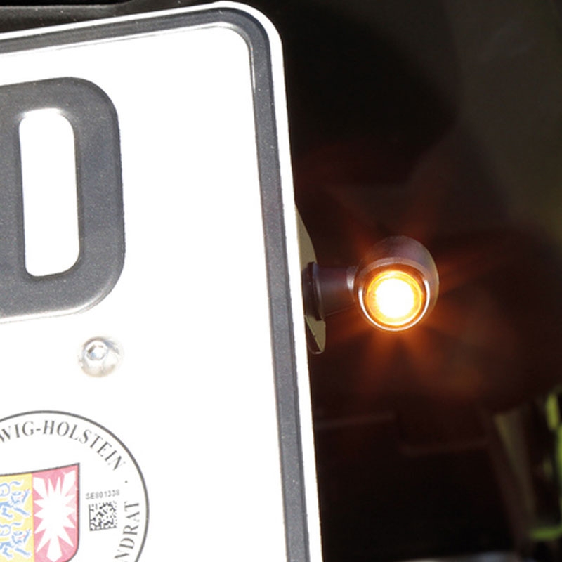LED indikaator Highsider Nova LED indikaator matt must 2 tk