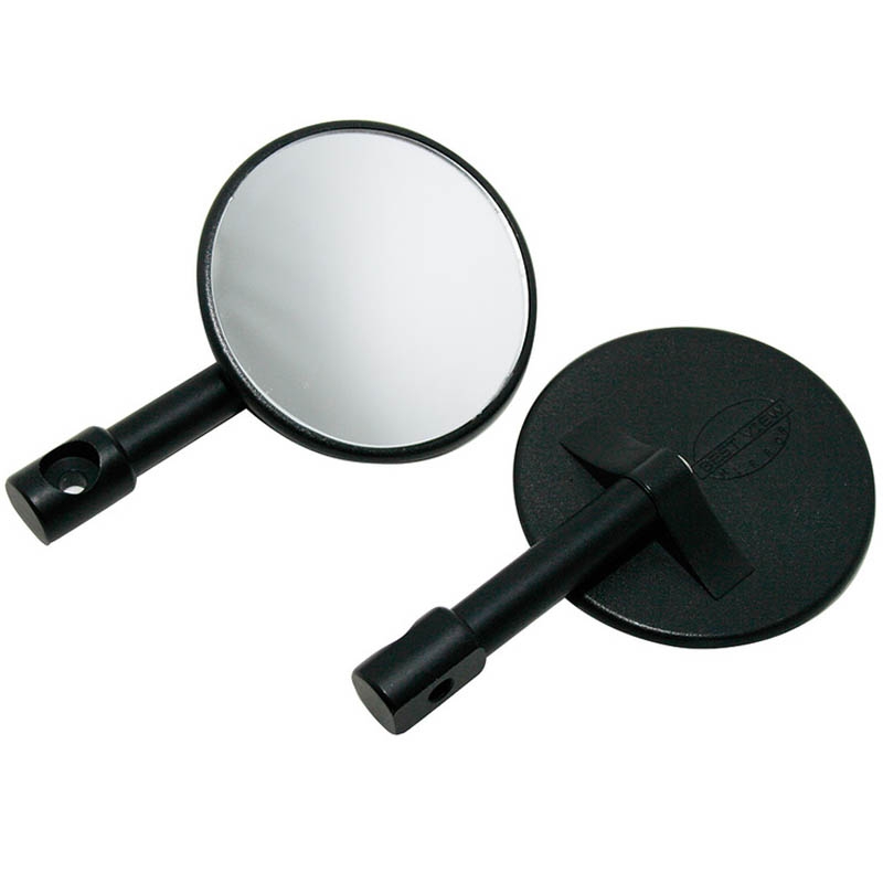 Tahavaatepeegel Highsider Smart Bar End Round Black