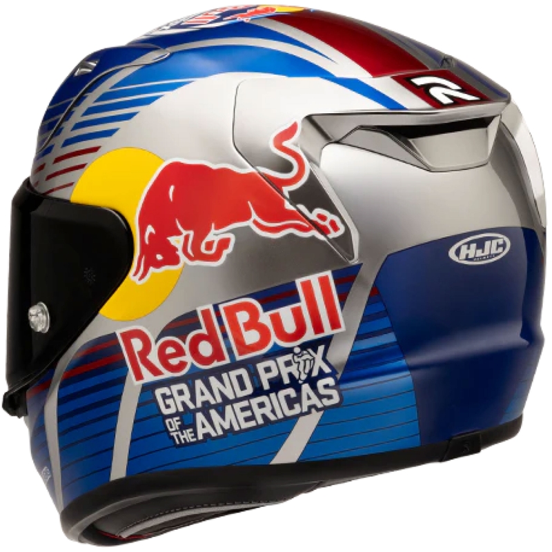 Integreeritud mootorratta kiiver HJC RPHA 12 Red Bull Austin GP II MC21 sinihall