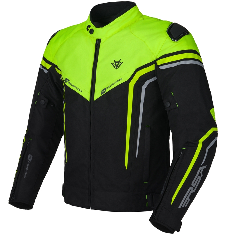 Mootorratta jope RSA Compact 2 EVO must-hall-fluo kollane