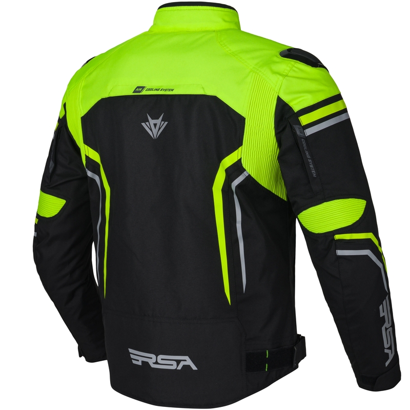 Mootorratta jope RSA Compact 2 EVO must-hall-fluo kollane