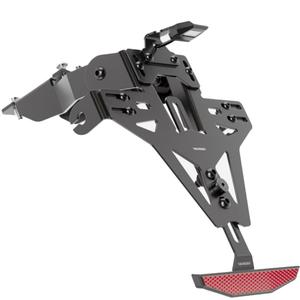 Numbrimärkide hoidja koos valgustusega Highsider Akron RS PRO Honda CB 500 must