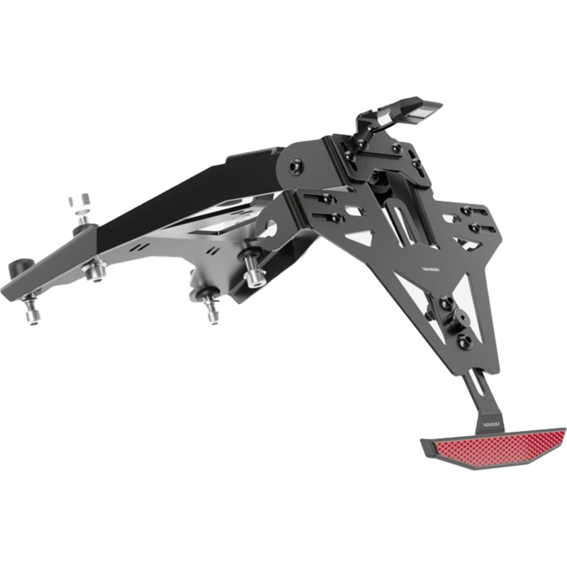 Numbrimärkide hoidja valgusega Highsider Akron RS PRO HUSQVARNA 401 must