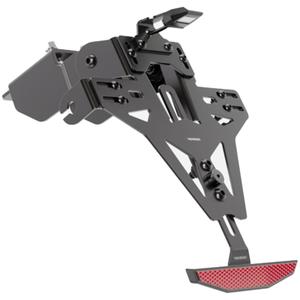 Numbrimärkide hoidja koos valgustusega Highsider Akron RS PRO Kawasaki ER-6 F,N must