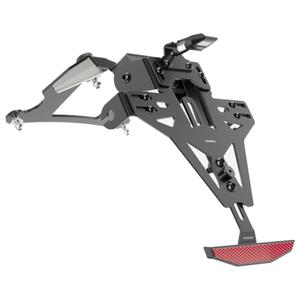 Numbrimärkide hoidja koos valgustusega Highsider Akron RS PRO Kawasaki Z750, Z1000 must