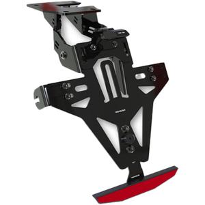 Numbrimärgi hoidja koos valgusega Highsider Akron RS PRO Kawasaki Z 1000 must