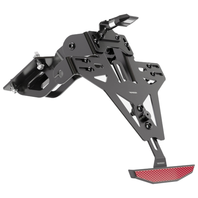 Numbrimärkide hoidja koos valgustusega Highsider Akron RS PRO Kawasaki Z650, Ninja 650 must
