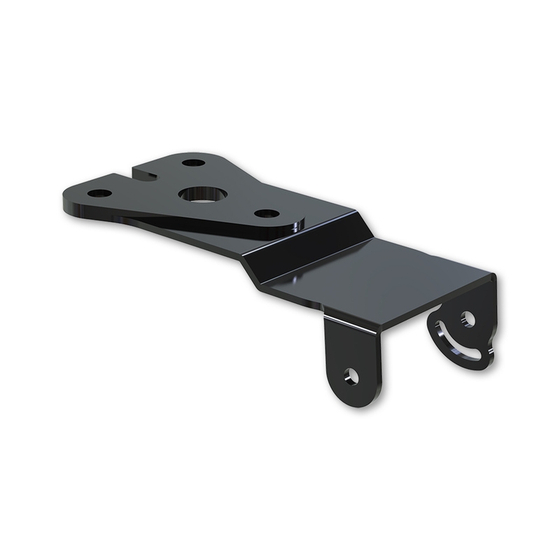 Numbrimärgi hoidja koos valgustusega Highsider Akron RS PRO Yamaha YZF-R125 (ABS) must