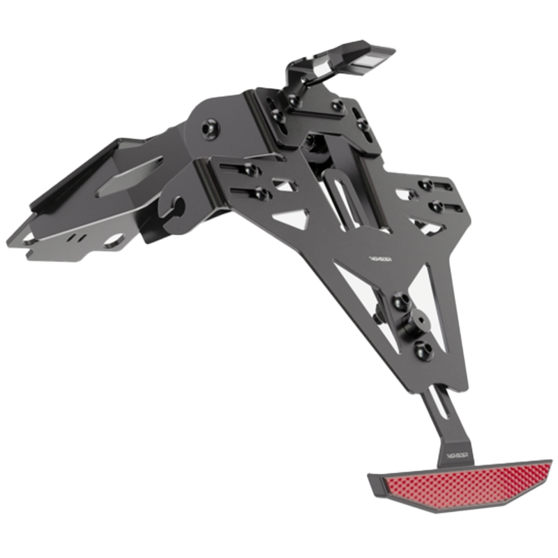 Numbrimärkide hoidja koos valgusega Highsider Akron RS PRO Yamaha YZF-R3 (ABS) must