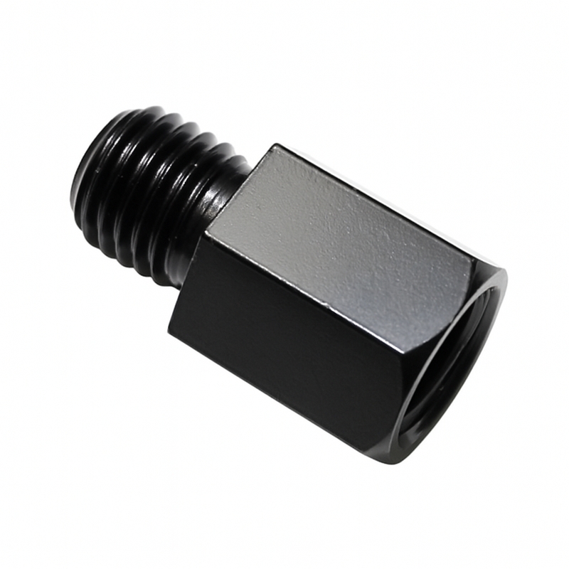 Adapter Highsider Smart peeglile paremast M10 keermest paremale M10 keermele, must