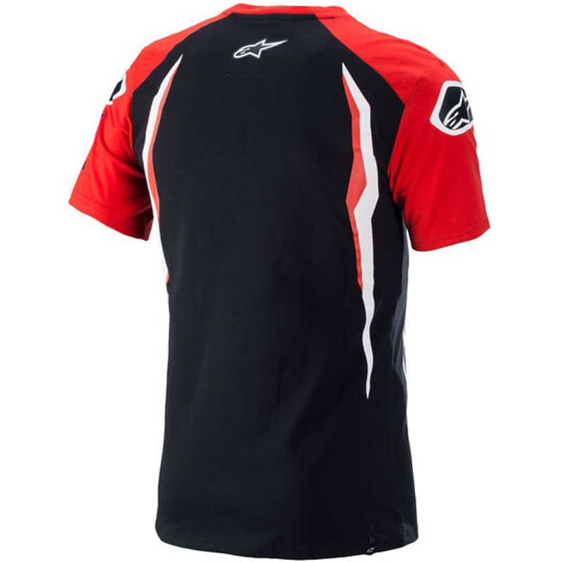 T-särk Alpinestars Honda punane ja must