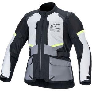 Alpinestars Andes Air Drystar helehall-tumehall-must-fluorokollane mootorratta jope