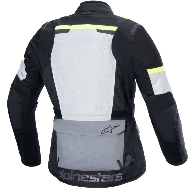 Alpinestars Andes Air Drystar helehall-tumehall-must-fluorokollane mootorratta jope