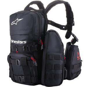 Seljakott Alpinestars Techdura Tactical must ja valge 9 l