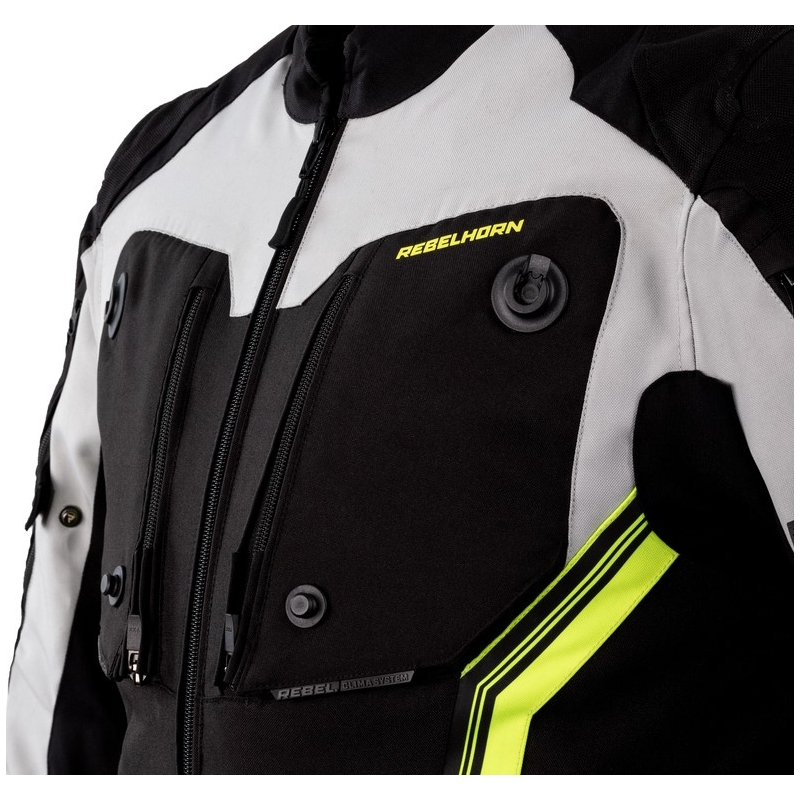 Rebelhorn Borg must-hall-fluo kollane mootorratta jope
