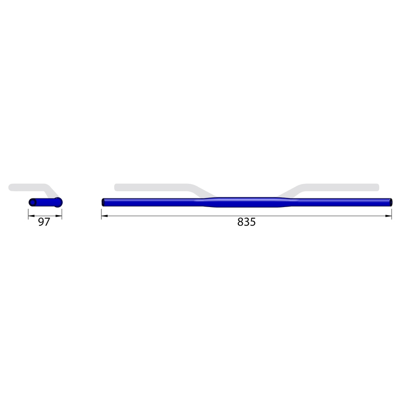 Highsider PRO X-Bar Drag Bar Wide XD2 Black