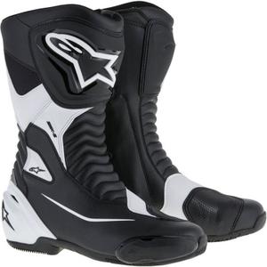 Alpinestars SMX-S must-valged mootorratta saapad