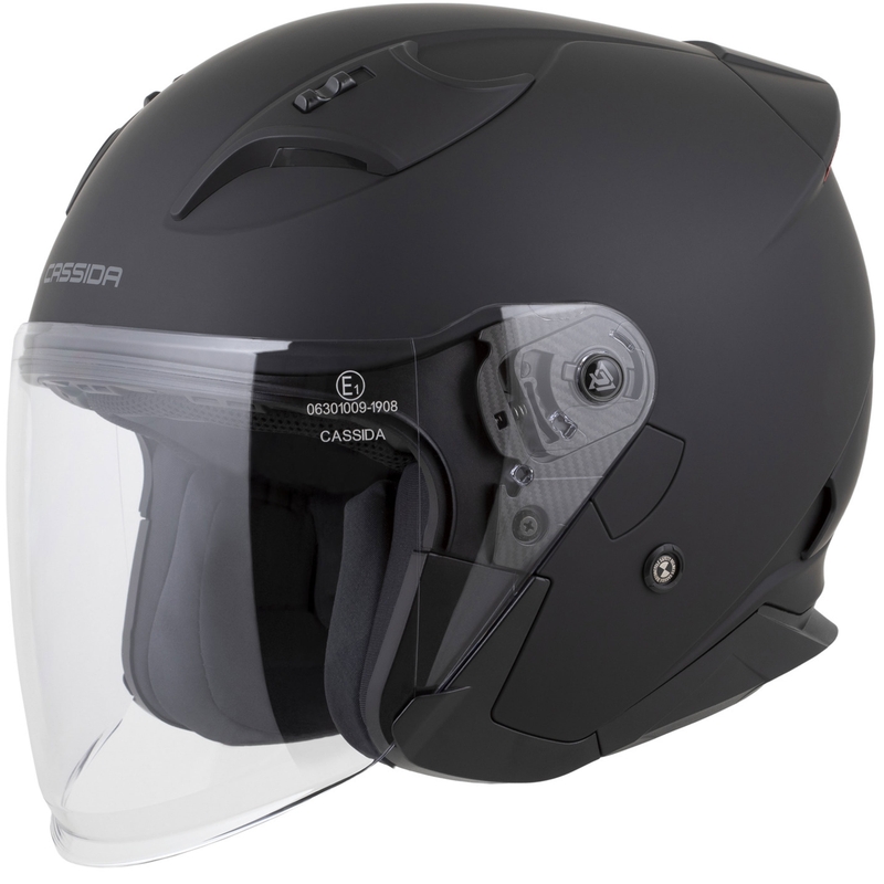 Cassida Reflex 2.0 Solid avatud mootorratta kiiver matt must-tumehall