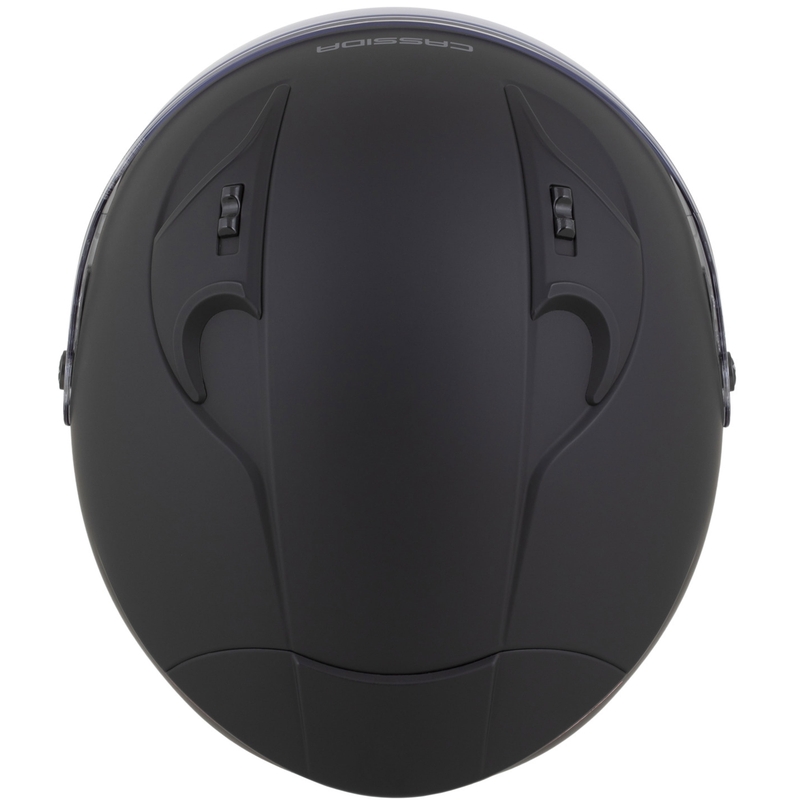 Cassida Reflex 2.0 Solid avatud mootorratta kiiver matt must-tumehall