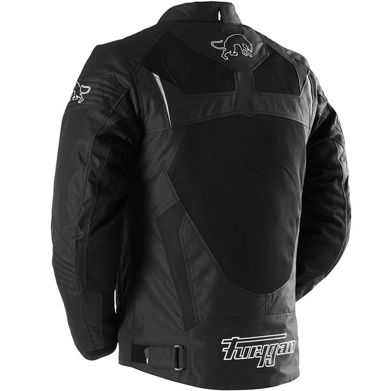 Mootorratta jope Furygan WB08 Vented + must ja valge