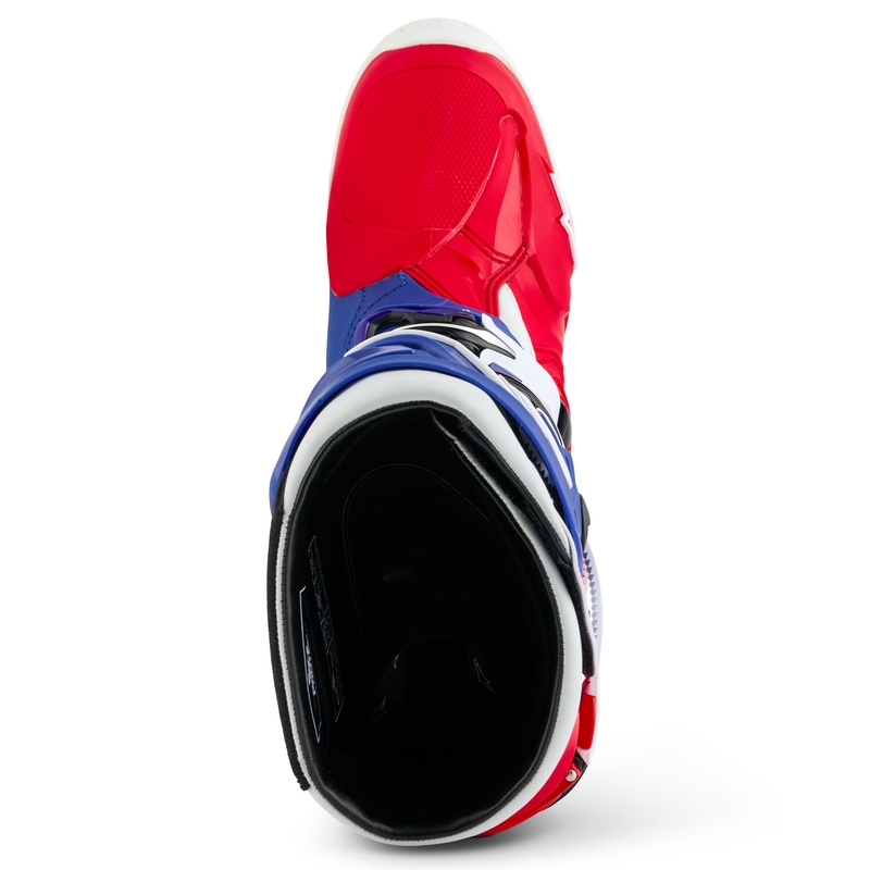 Alpinestars Tech 10 Limited Edition FORTITUDE valge-sinine-punased mootorratta saapad