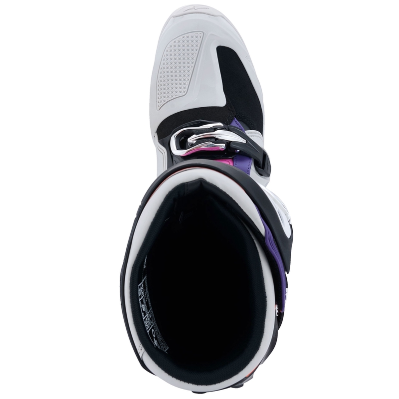 Alpinestars Tech 7 Black-Light Grey-Fluo Orange-Gradient mootorratta saapad
