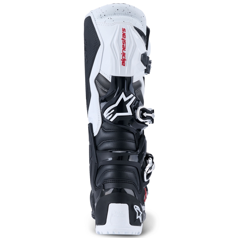Alpinestars Tech 7 Enduro must-valge mootorratta saapad