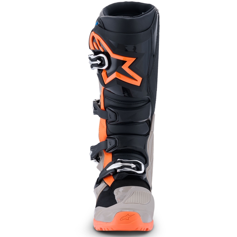 Alpinestars Tech 7 Enduro Black-Dark Grey-Fluo Orange mootorratta saapad