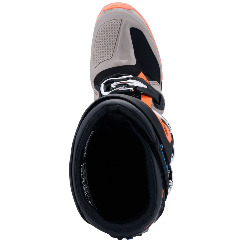 Alpinestars Tech 7 Enduro Black-Dark Grey-Fluo Orange mootorratta saapad