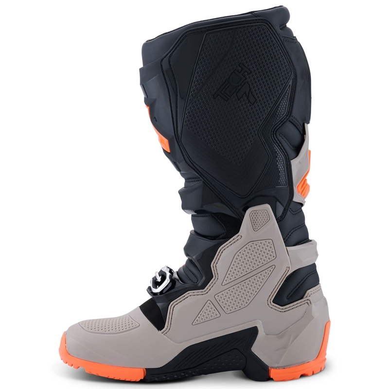 Alpinestars Tech 7 Enduro Black-Dark Grey-Fluo Orange mootorratta saapad