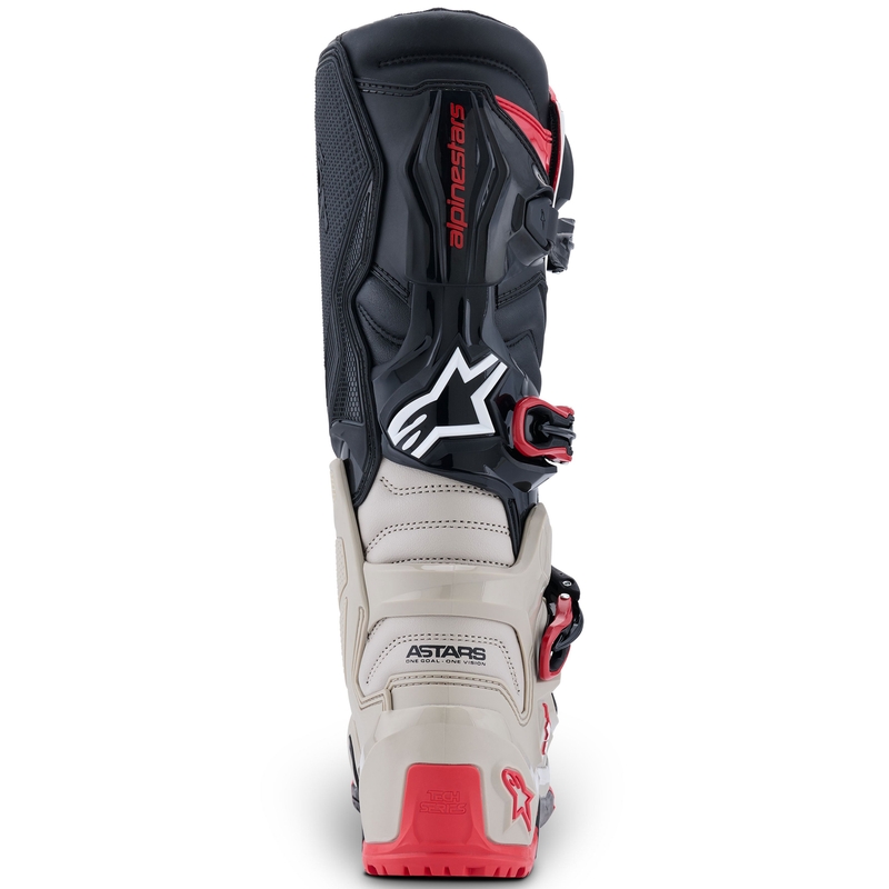 Alpinestars Tech 7 Enduro Black-Light Grey-Red mootorratta saapad