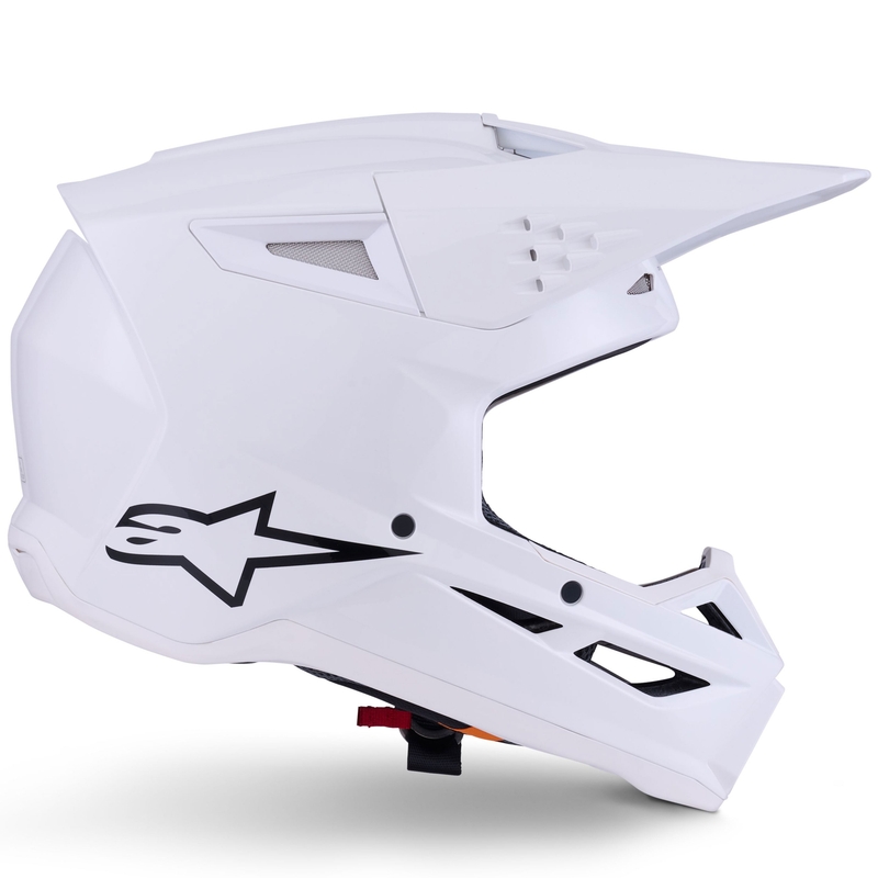 Alpinestars S-M3 Solid Motokross kiiver valge