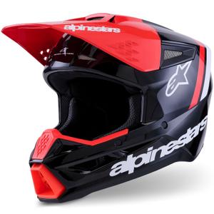 Alpinestars S-M3 Radium motokrossikiiver must-fluo punane-valge
