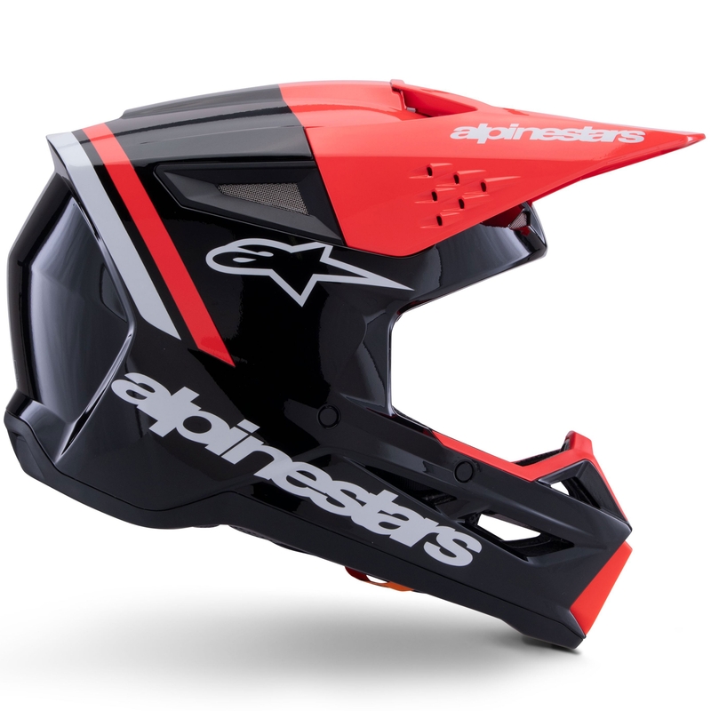 Alpinestars S-M3 Radium motokrossikiiver must-fluo punane-valge