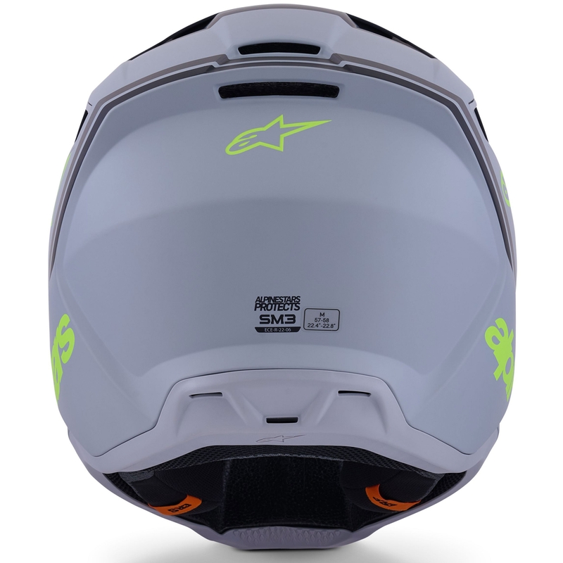 Alpinestars S-M3 Radium motokrossikiiver matt hall-fluorestseeriv kollane-must
