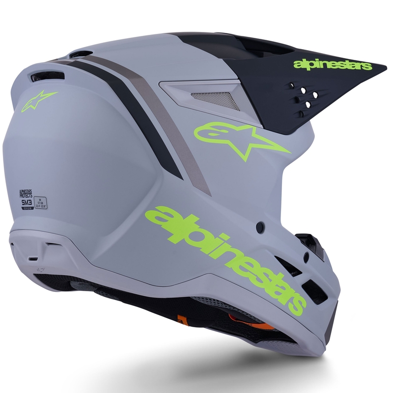 Alpinestars S-M3 Radium motokrossikiiver matt hall-fluorestseeriv kollane-must
