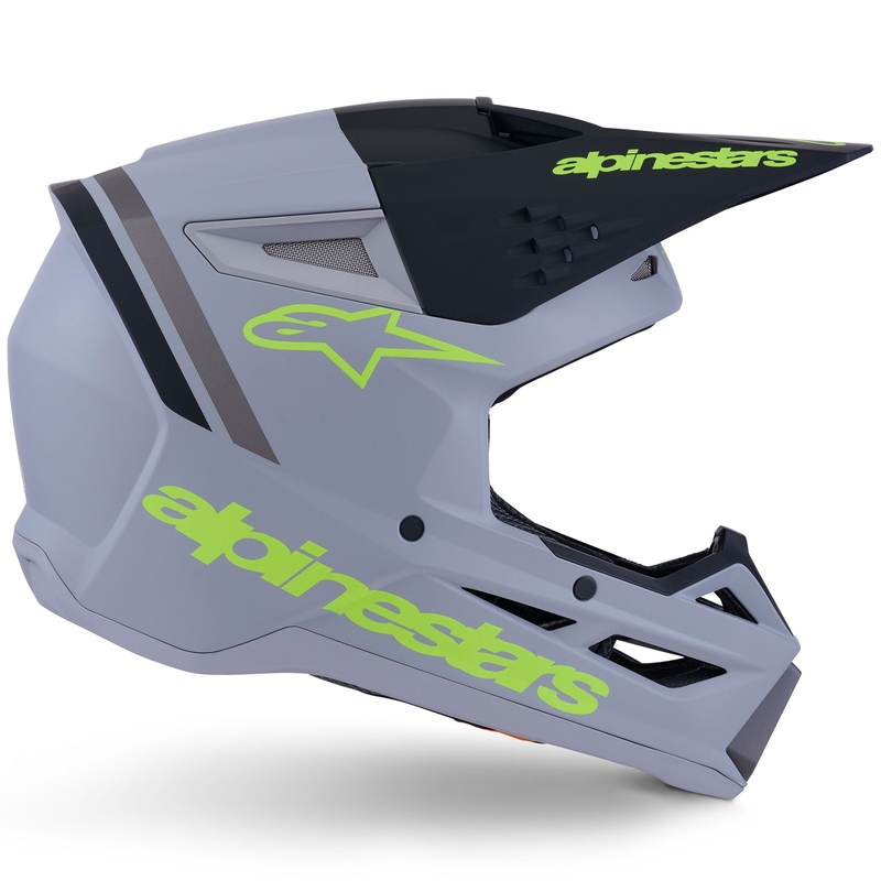 Alpinestars S-M3 Radium motokrossikiiver matt hall-fluorestseeriv kollane-must
