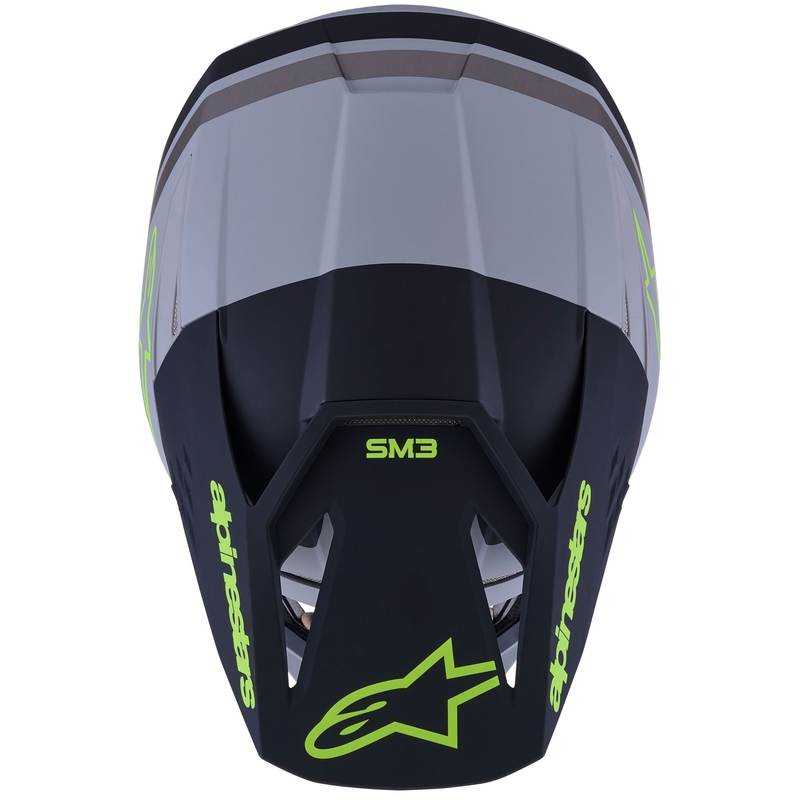 Alpinestars S-M3 Radium motokrossikiiver matt hall-fluorestseeriv kollane-must