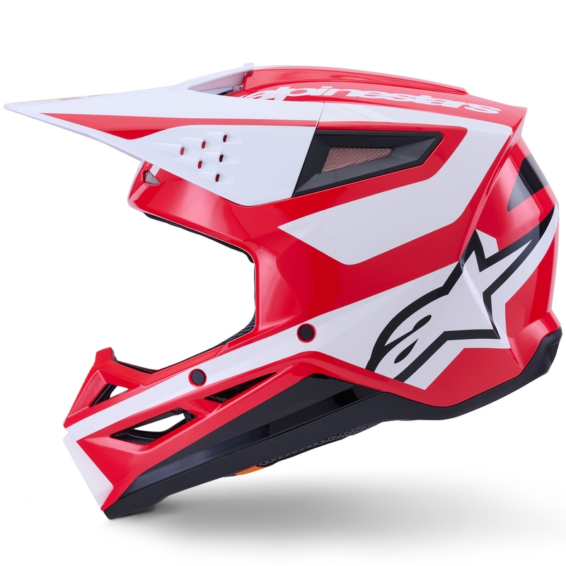 Alpinestars S-M3 Heat motokrossikiiver punane, valge ja must