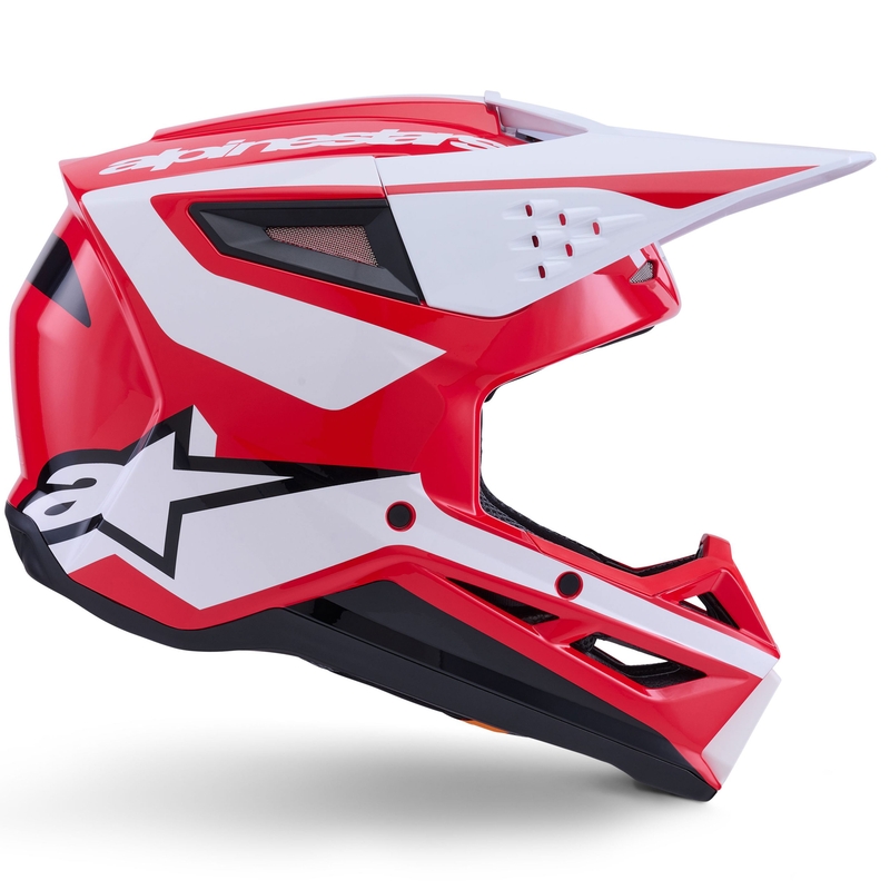Alpinestars S-M3 Heat motokrossikiiver punane, valge ja must