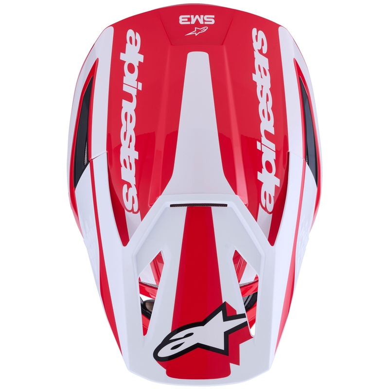 Alpinestars S-M3 Heat motokrossikiiver punane, valge ja must