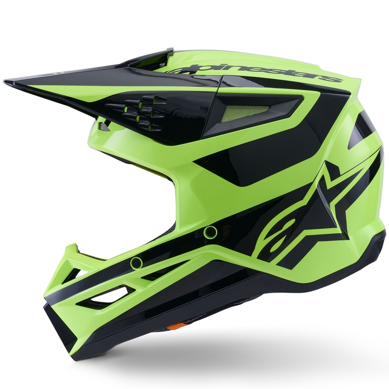 Alpinestars S-M3 Heat fluo kollane-must motokrossikiiver