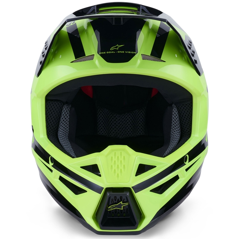 Alpinestars S-M3 Heat fluo kollane-must motokrossikiiver