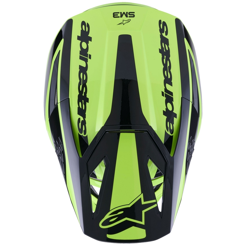 Alpinestars S-M3 Heat fluo kollane-must motokrossikiiver