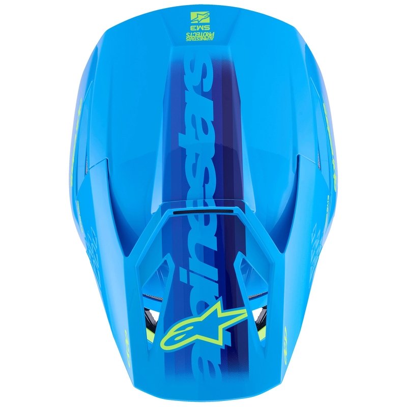 Alpinestars S-M3 Force sini-fluo kollane motokrossikiiver