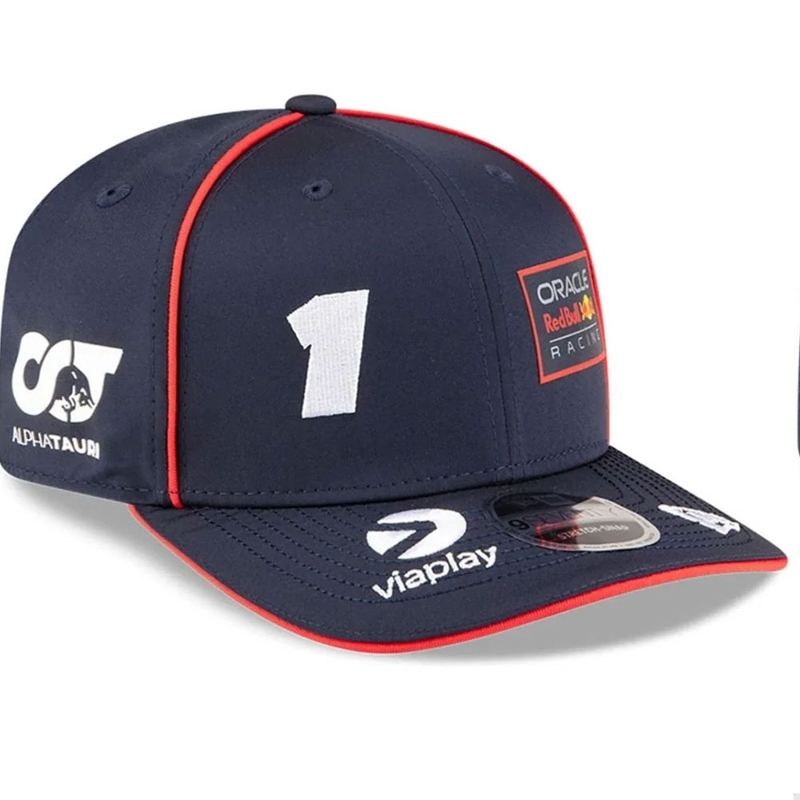 Red Bull Racing F1 Max Verstappen müts tumesinine