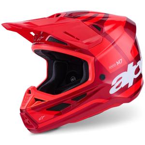 Alpinestars SM7 Core Motokross kiiver punane